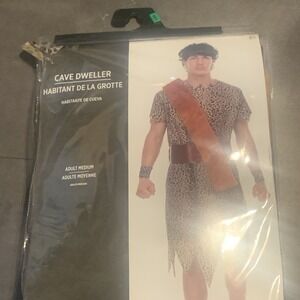 Cave Dweller Adult Medium Costume Caveman Cosplay‎